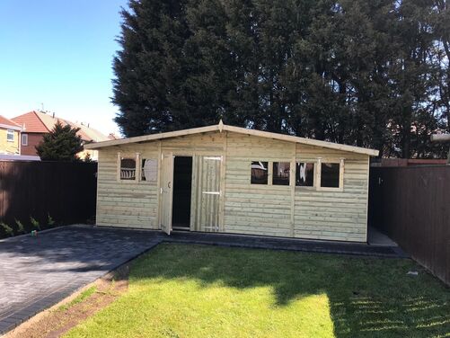 #A069 22x10 Apex Reverse Shed