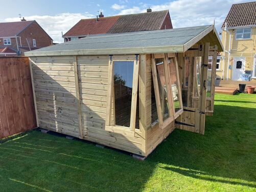 #SHA083 14x10 Apex Summer House