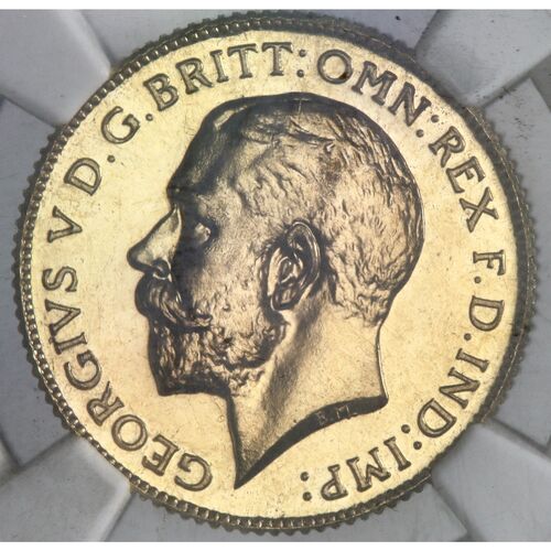 Rare 1923 ‘SA’ King George V proof gold half sovereign