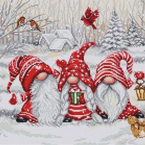 Three Gnomes in Wood by Luca-S