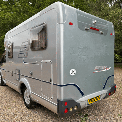 2006 Hymer Van 522 Fixed Bed Motorhome Silver Ford Transit LHD - 1 Owner 16yrs