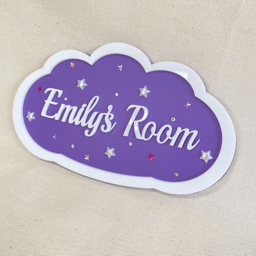 Girls CLOUD door sign
