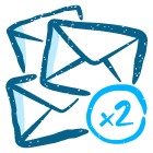 Double email storage