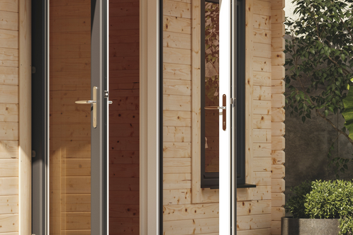 Pent Log Cabin 20x10