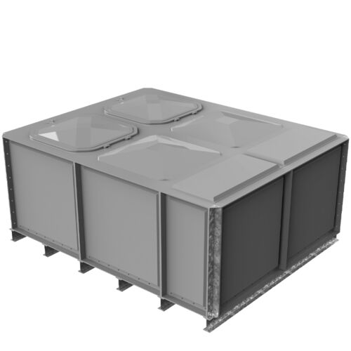 PW.2.5X2X1.IFB.DIV.AG(1+1) - 5000 LITRE DIVIDED SECTIONAL WATER TANK, INTERNALLY FLANGED BASE (IFB)