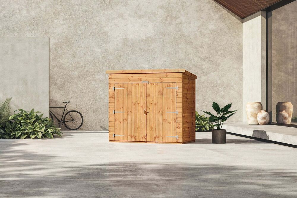 Pent Bike Shed 8x4 (High side)