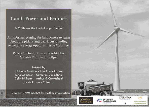 Land, Power and Pennies - Evening Meeting