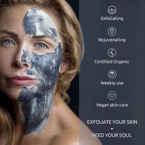 Montagne Jeunesse Bamboo Charcoal & Walnut Exfoliating Clay Face Mask