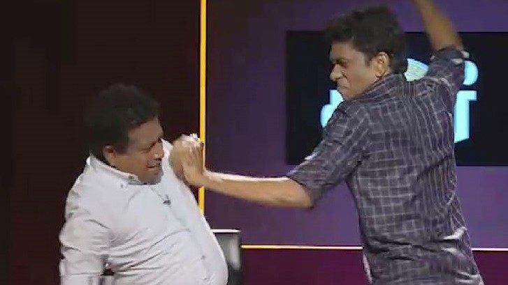 வேலு குமார், திகாம்பரம் எம். பிக்கள் கைகலப்பு