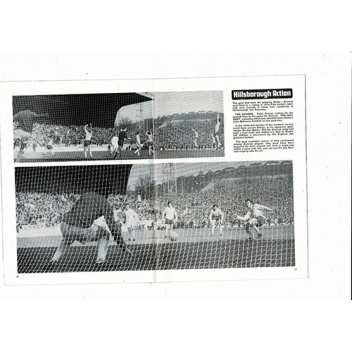 1971 Arsenal v Stoke City FA Cup Semi Final Replay Football Programme