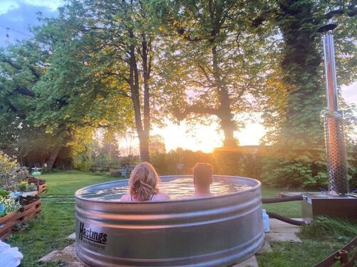 Case Study: From Tank Pool to Ultimate Home Wellness Sanctuary | Tub Tanks | ​Ice Baths Cold Water Therapy | ​Wood fired hot tubs | ​Stock tanks