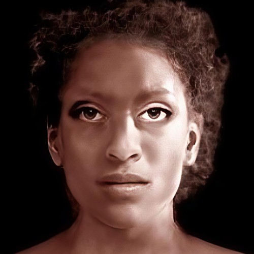 The Blue Ivory Bangle Lady