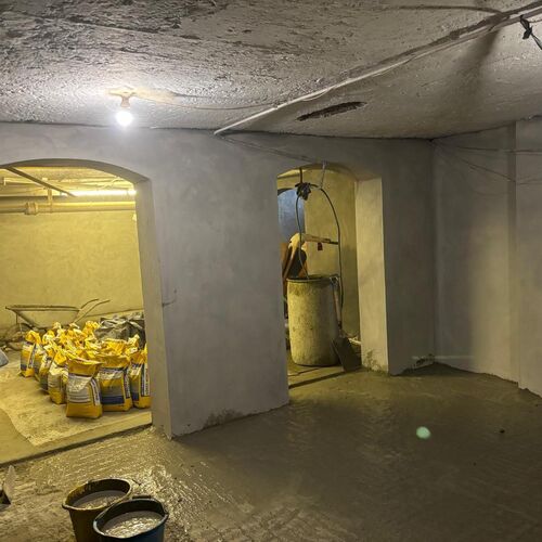 Basement in the Thames with a HRH visit