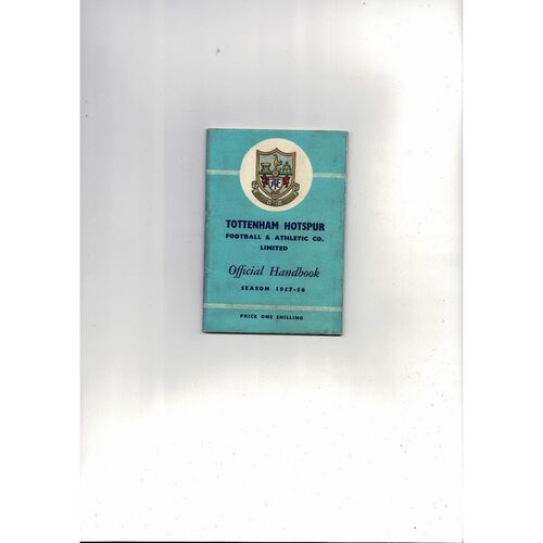 Tottenham Hotspur Football Handbook 1957/58