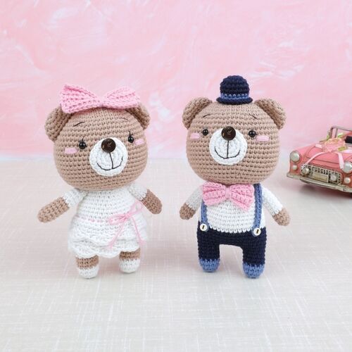 Knitty Critters - Wedding Bear - Gary Groom