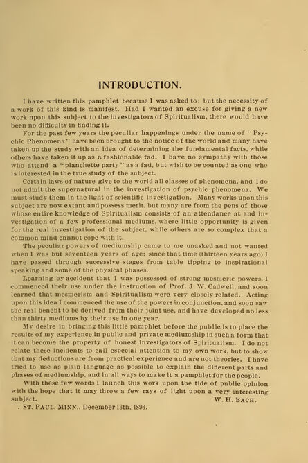 1893 | Mediumship and Its Development, and How to Mesmerise