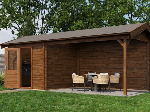 250cm x 250cm + 400cm Veranda