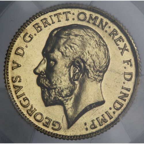Rare 1923 ‘SA’ King George V proof gold half sovereign