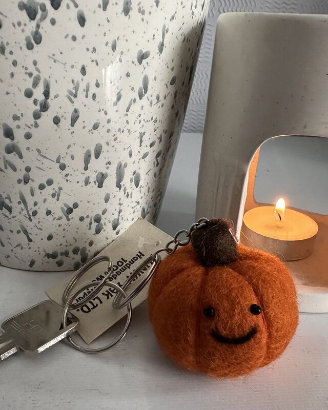 Pumpkin keyring