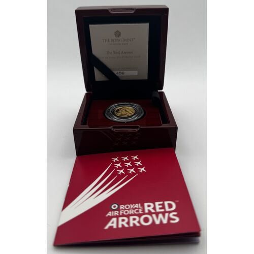 2025 gold Red Arrows 1/10th gold proof coin