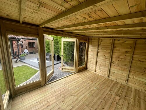 #SHP008 13x10 Pent Summer House