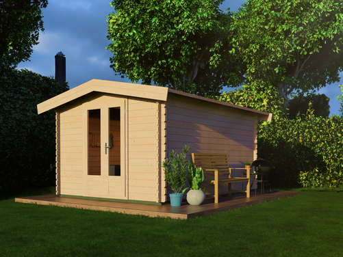 3.0mtr x 4.0mtr Apex Log Cabin Style building