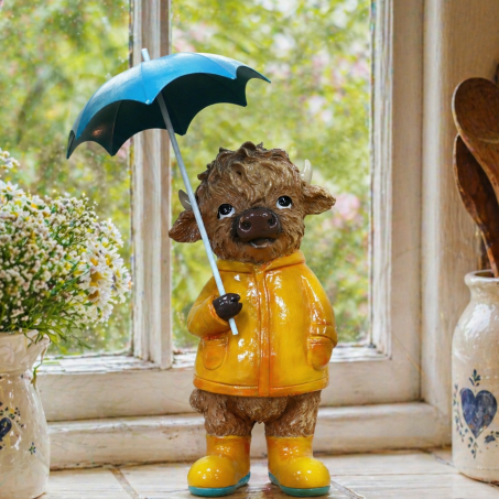 Rainy Day Highland Cow.