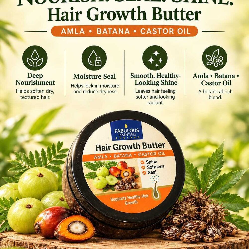 Advanced Hair Growth Butter - Amla. Batana. Castor Oil