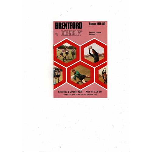 1979/80 Brentford v Barnsley Football Programme