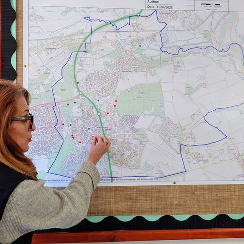 Placing bright spots and hot spots on the map at our April meeting