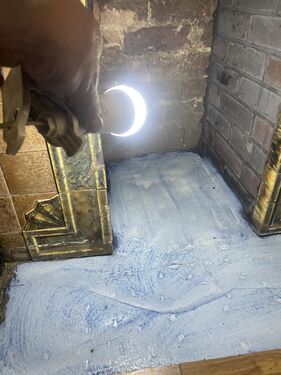 1920s fireplace refurbish. | Muscle Stone &amp; Brick Solutions | Stonework masonry builder -Reponiting-repair Cardiff | Brickwork builder -repointing -repair-Cardiff | Garden walls-extensions-patios-garages-porches-garden kitchen ovens-home structural repairs-BBQ.cardiff