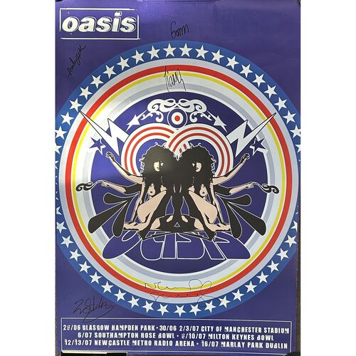 Oasis UK Tour Poster