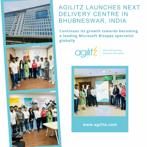 Agilitz continues its growth towards becoming a leading Microsoft BizApps specialist globally; launches its next delivery centre in Bhubaneswar