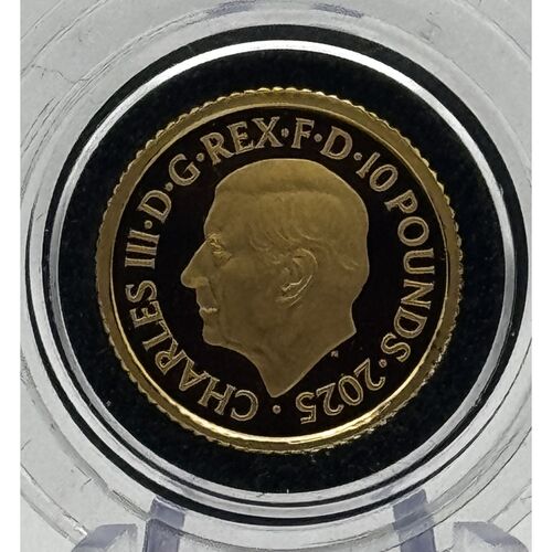 2025 gold Red Arrows 1/10th gold proof coin