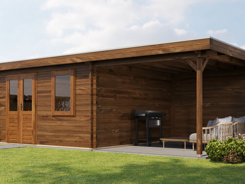 400cm x 400cm + 300cm Veranda