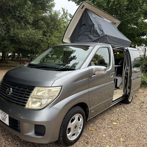 2005 Nissan Elgrand 2.5V6 Camper Van JAL Pro Conversion - 49732 Miles