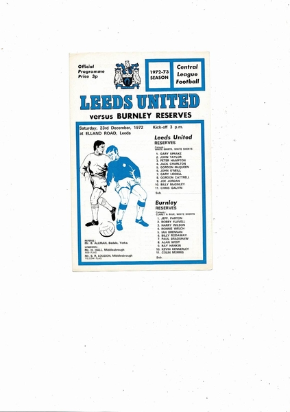 Football Programmes being listed today