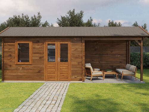 400cm x 300cm + 300cm Veranda