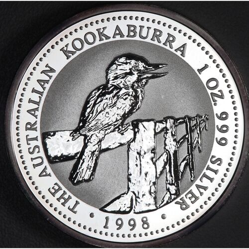 1998 1 ounce silver Kookaburra