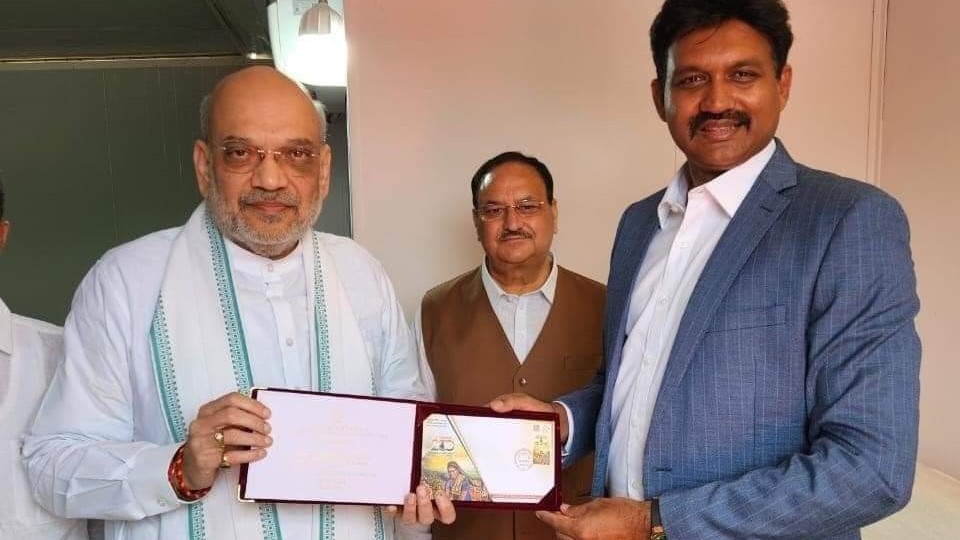 இந்திய மத்திய உள்துறை அமைச்சர் அமித் ஷாவை சந்தித்த செந்தில் தொண்டமான்