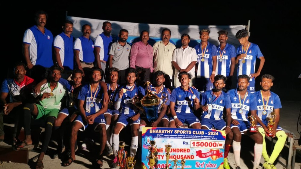 பாரதியின் வடமாகாண வெற்றிக்கிண்ணம் சென்மேரிஸ் வசம்