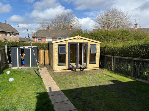 #PVC054 12x10 Apex Summer House