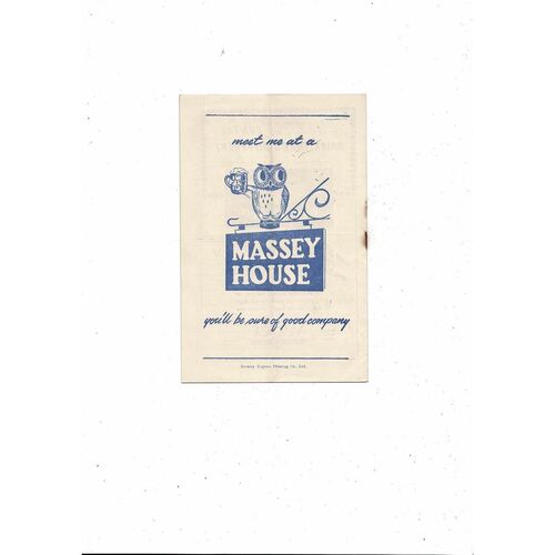 1956/57 Burnley v Chesterfield FA Cup Round Three Football Programme