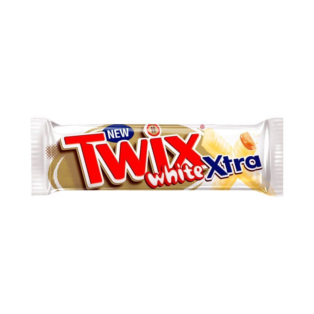 Twix Xtra White Chocolate Biscuit Twin Bars