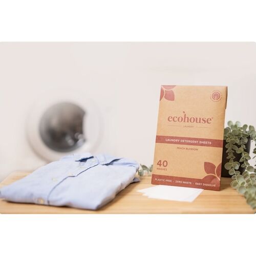 ecohouse - Peach Blossom Laundry Detergent Sheets - 40 Washes