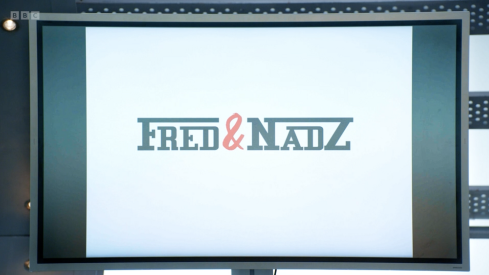 Fred & Nadz logo design from the apprentice