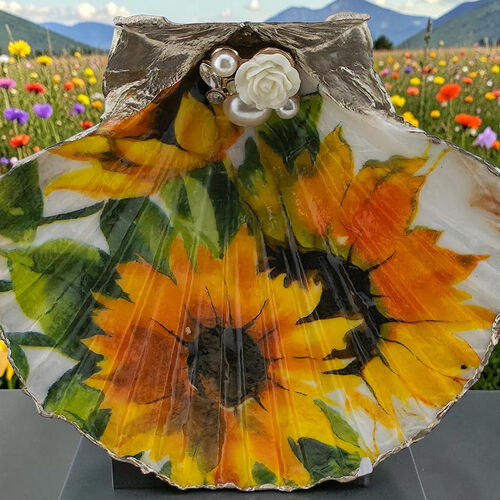 Handcrafted Scallop Shell Trinket Dishes