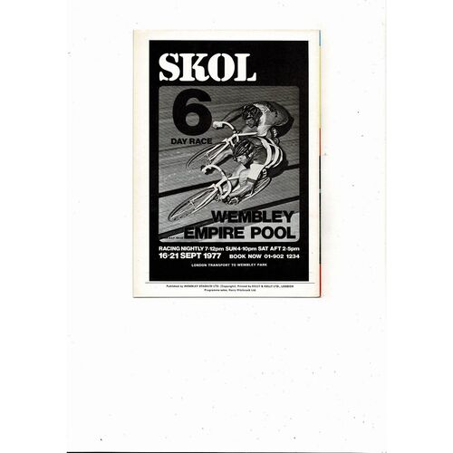 1977 England v Switzerland Football Programme