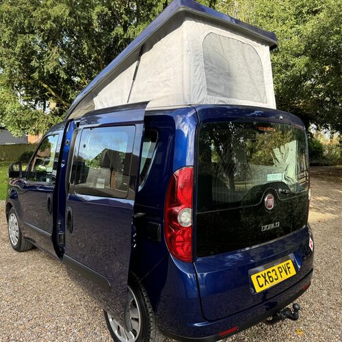 2013 (63)reg Fiat Doblo MyLife Camper Van 2 Berth 1.6 M-Jet Diesel 58644 miles