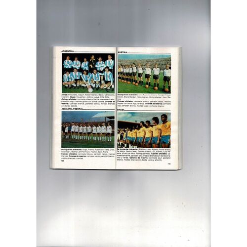 1978 World Cup Official Football Tournament Brochure + Team & Stadium Booklet